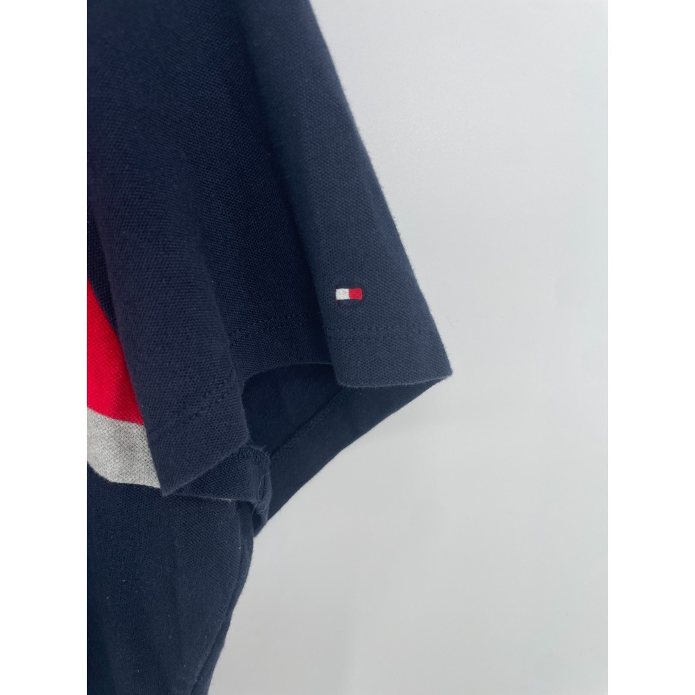 Tommy Hilfiger Polo Shirt Women XXL Zip Collar Colorblock Preppy Retro Golf Lot - Picture 14 of 15